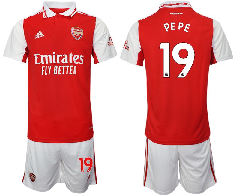 Men 2022-2023 Club Arsenal home red 19 Soccer Jersey